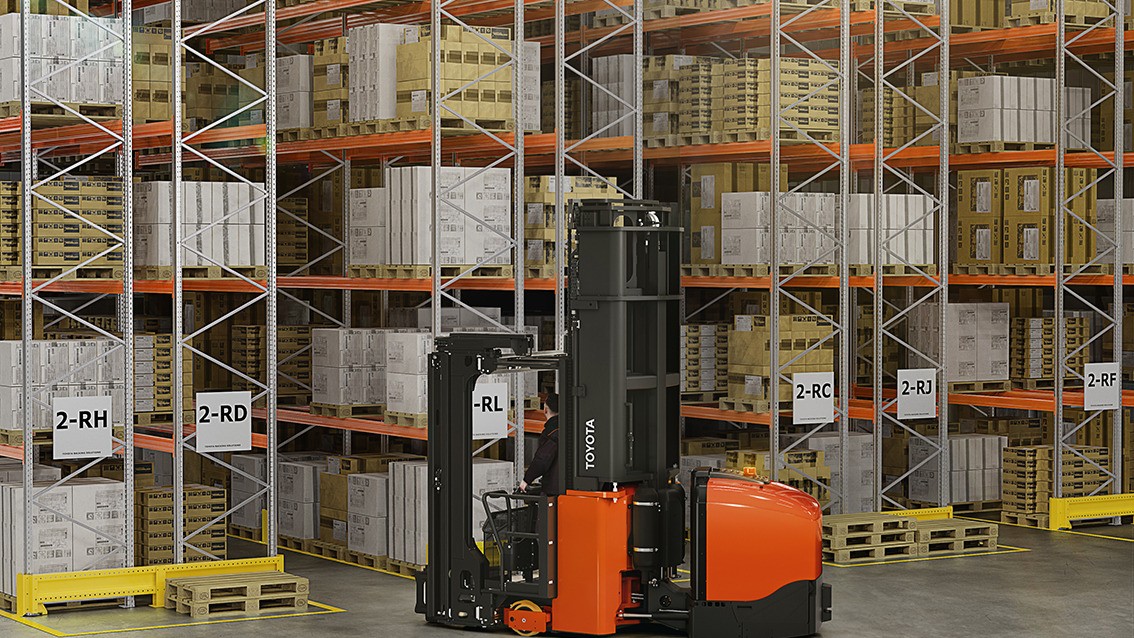 Kako regalni Toyota viličari za uske prolaze maksimiziraju iskoristivost skladišnog prostora